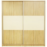 Dulap Milano cu usi culisante, 206 x 220 x 60 cm, Sonoma / Vanilie Dulap Milano cu usi culisante, 206 x 220 x 60 cm, Sonoma / Vanilie